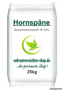 Hornspäne 25 kg (14% Stickstoff)