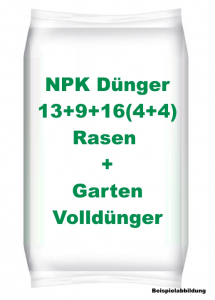 NPK Dünger 13+9+16(+4+4) Volldünger 25 kg