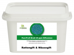 Pest Profi Brodi 25 ppm Giftweizen (Brodifacoum)