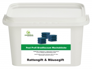 Rattengift und Mäusegift von Pest Profi als Köderblöcke