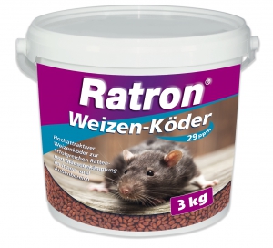 Ratron Weizen-Köder Giftweizen 3 kg (Brodifacoum 29 ppm)