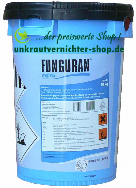 § Funguran Progress 2 kg Fungizid Kupfer vernichtet pilzliche Krankheitserreger 