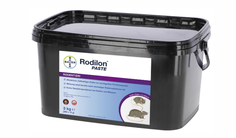 Rodilon Paste Bayer 3 kg Rattengift und Mäusegift